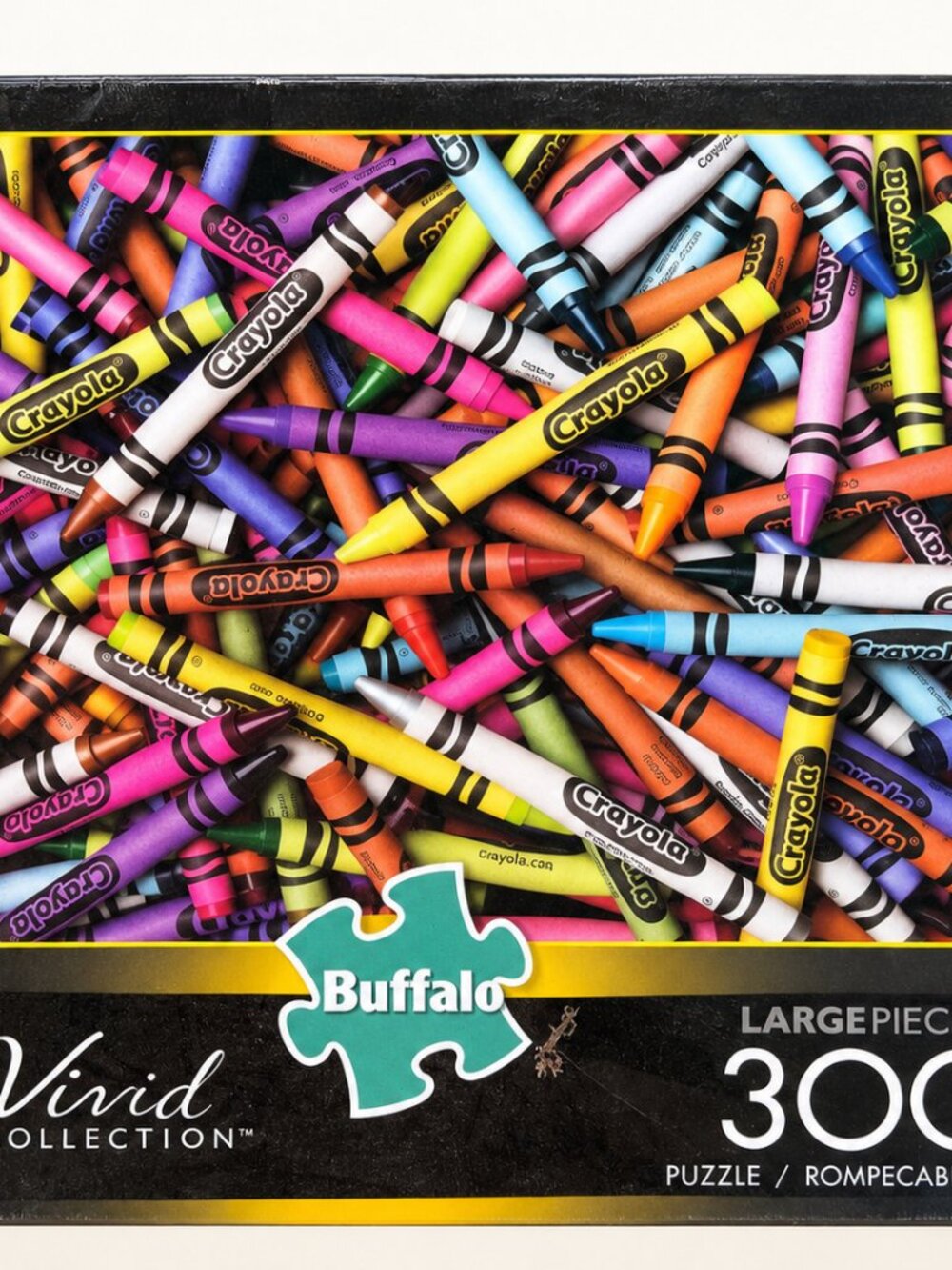 Buffalo Games Crayola Crayon Collage 300 Large-Piece Jigsaw Puzzle